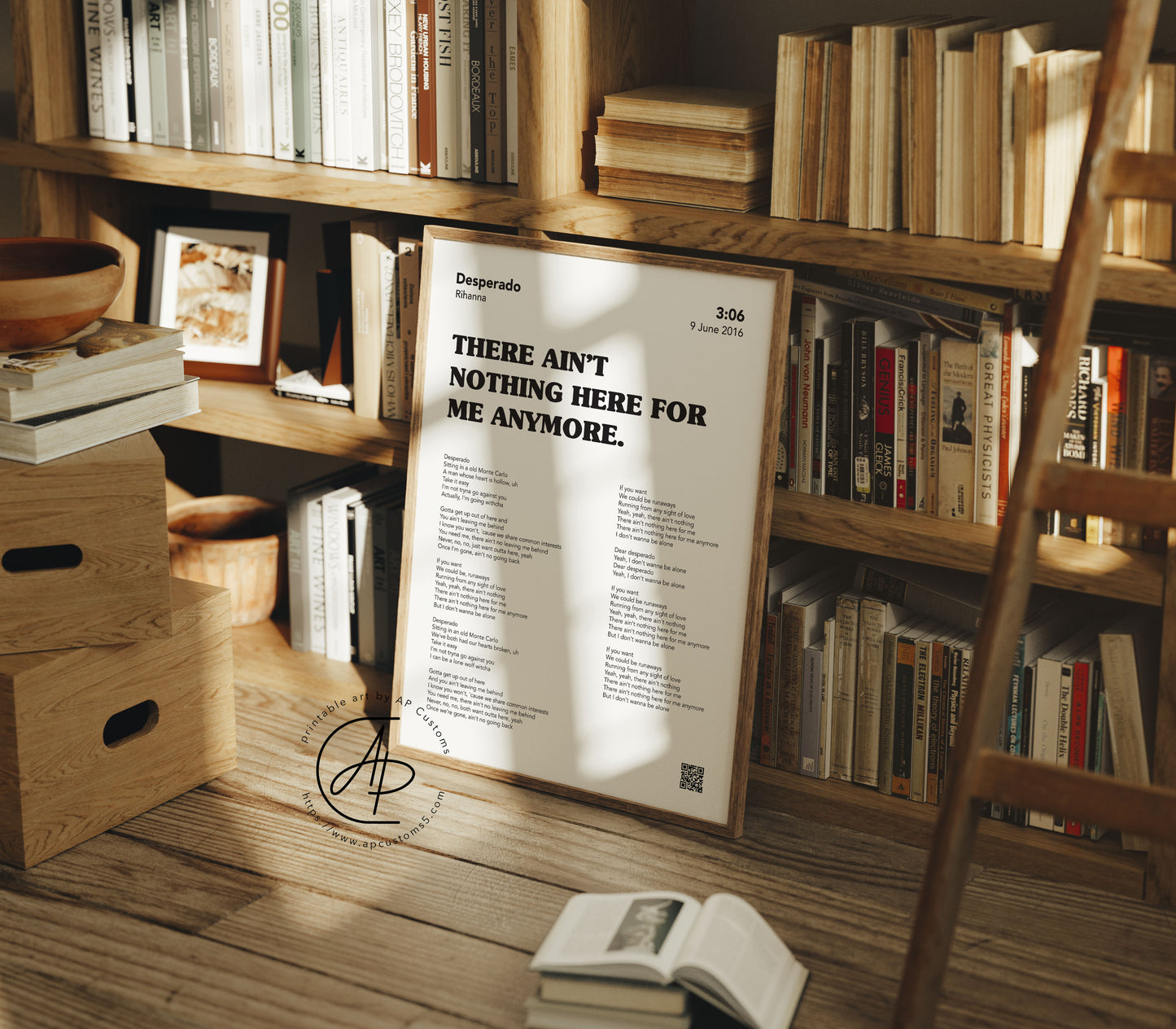 Choose Your Song Lyric | Music Art | Digital Download