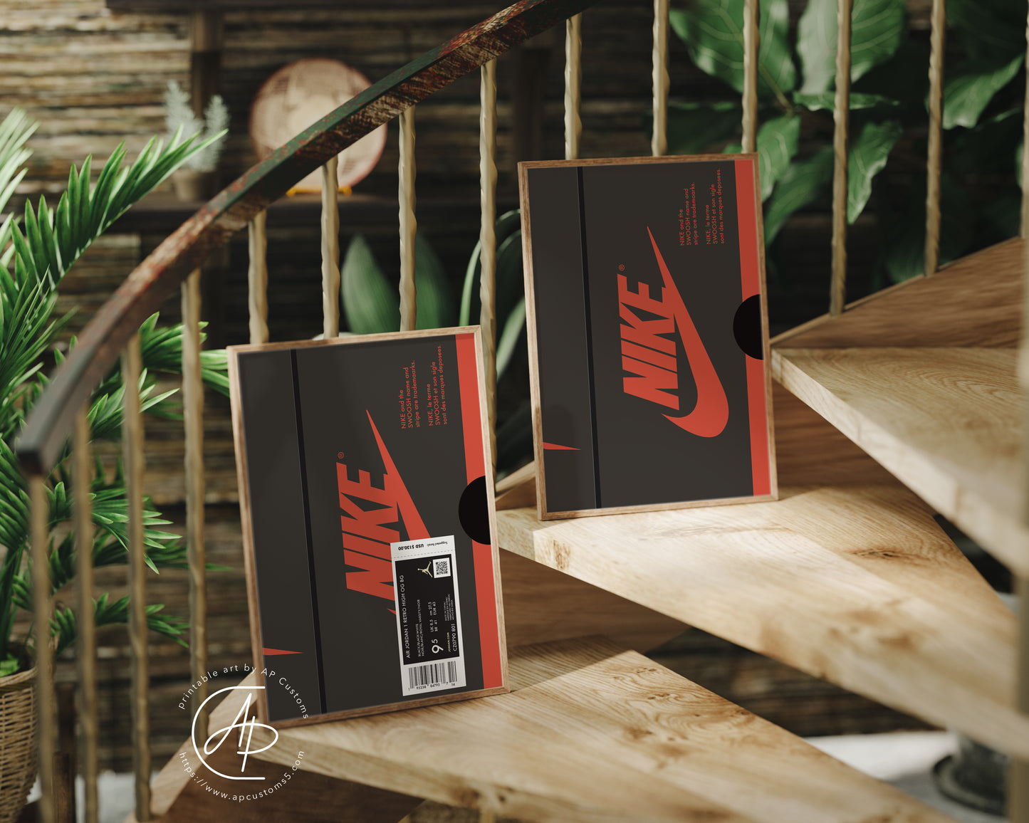Jordan 1 Retro Top 3 Shoe Box | Sneaker Art | Digital Download