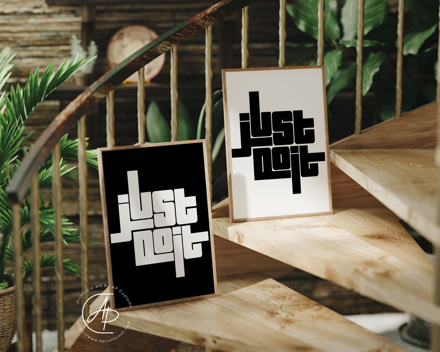 Just Do It Block Letters | Sneaker Art | Digital Download