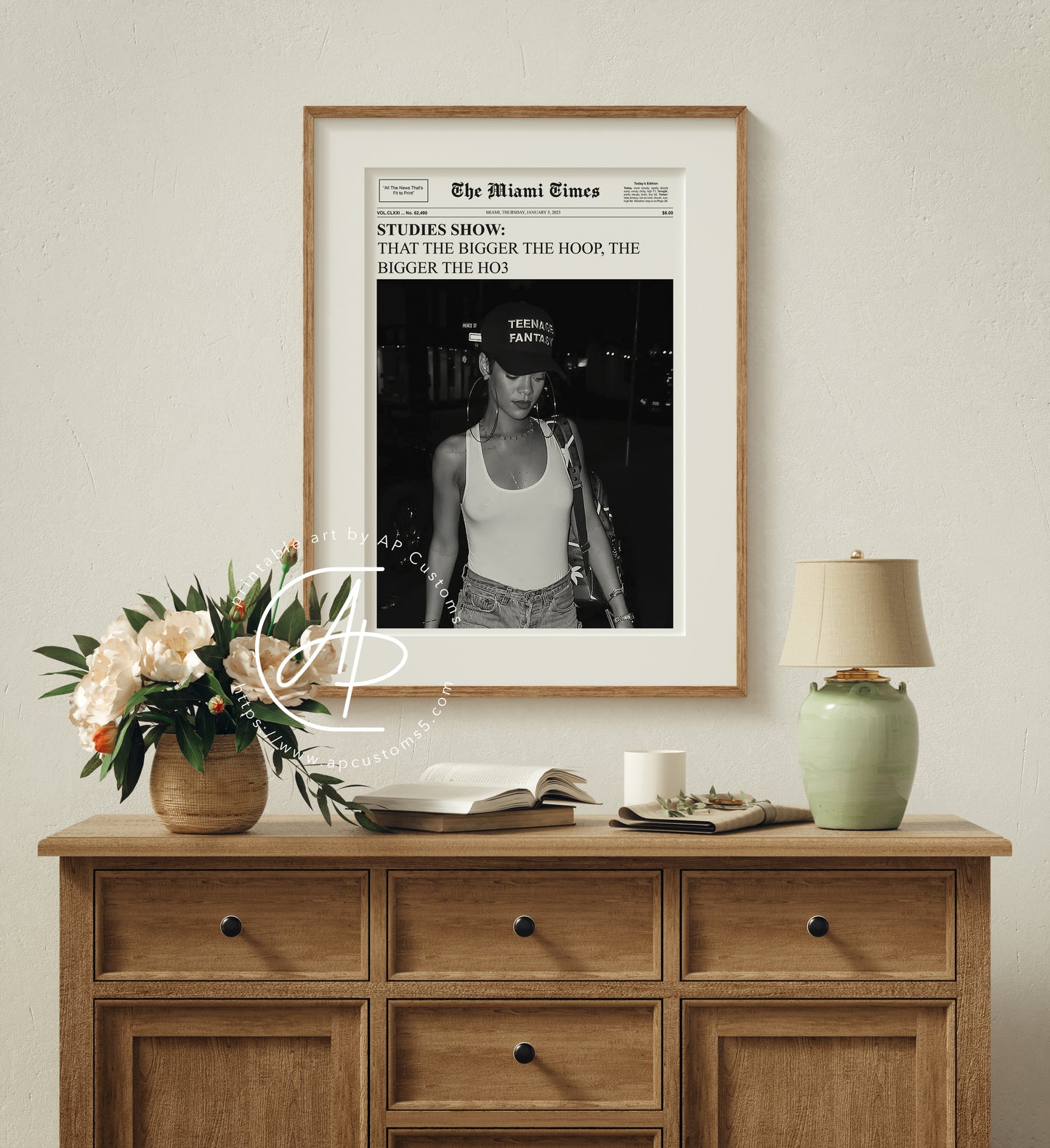 Miami Times: Bigger the Hoop | Magazine Cover | Digital Download