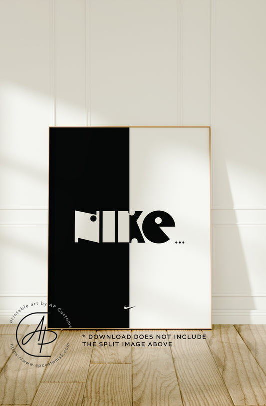 Pacman Nike Logo | Sneaker Art | Digital Download