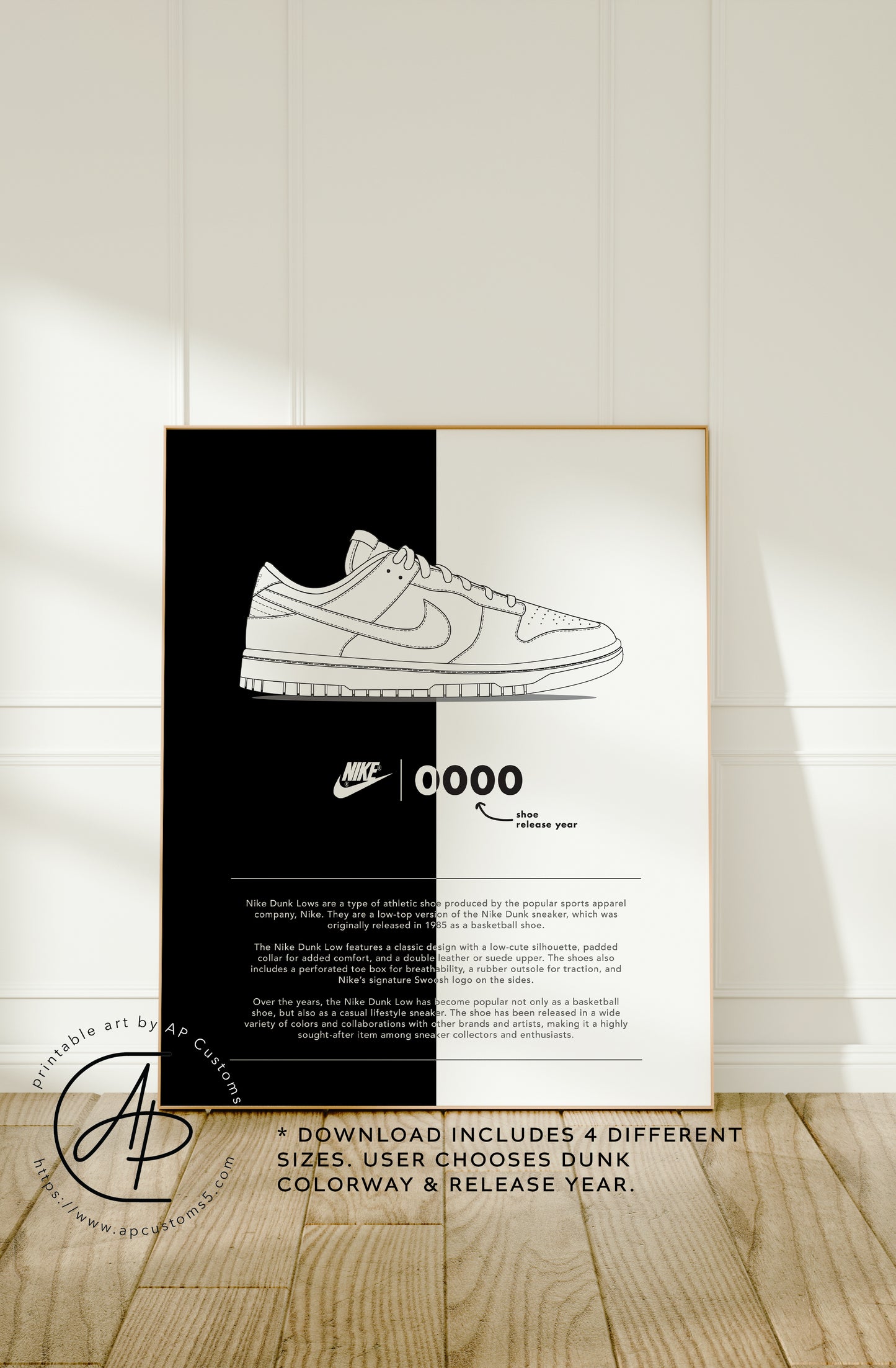 Choose Your Dunk Low | Sneaker Art | Digital Download