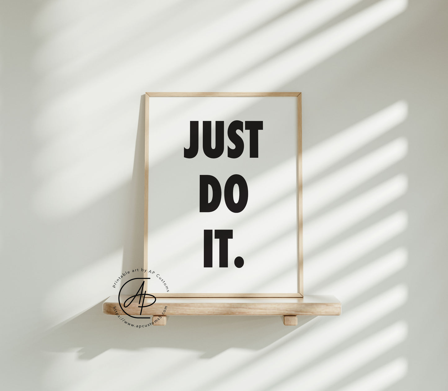 Just Do It | Sneaker Art | Digital Download