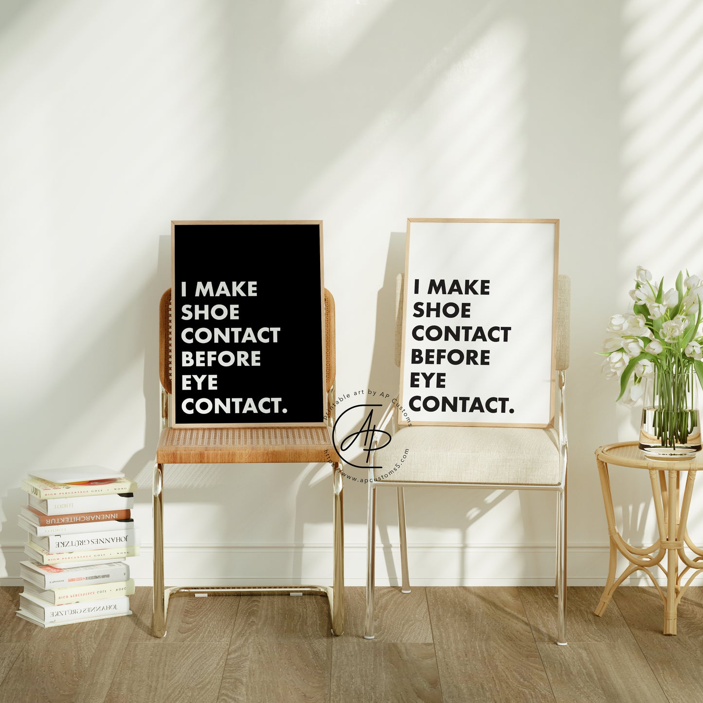 I Make Shoe Contact Before Eye Contact | Sneaker Art | Digital Download