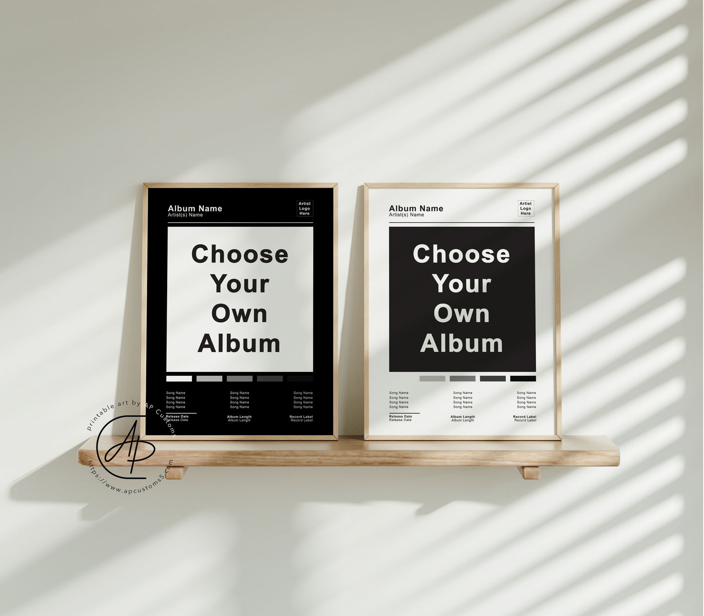 Choose Your Own Album | Music Art | Digital Download