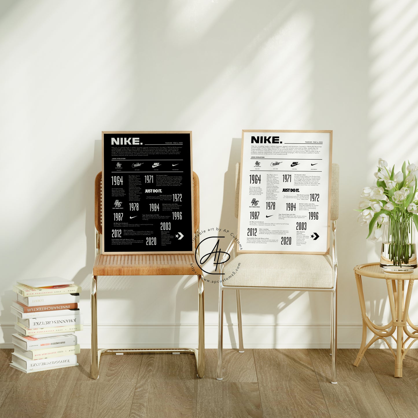 Nike Timeline | Sneaker Art | Digital Download