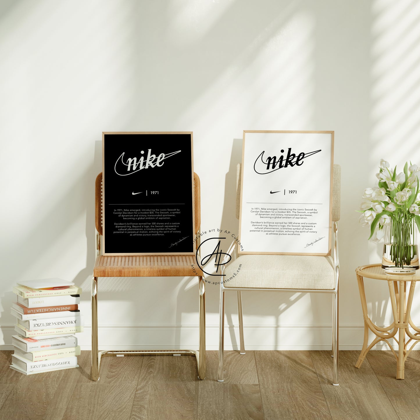OG Nike Logo with History | Sneaker Art | Digital Download