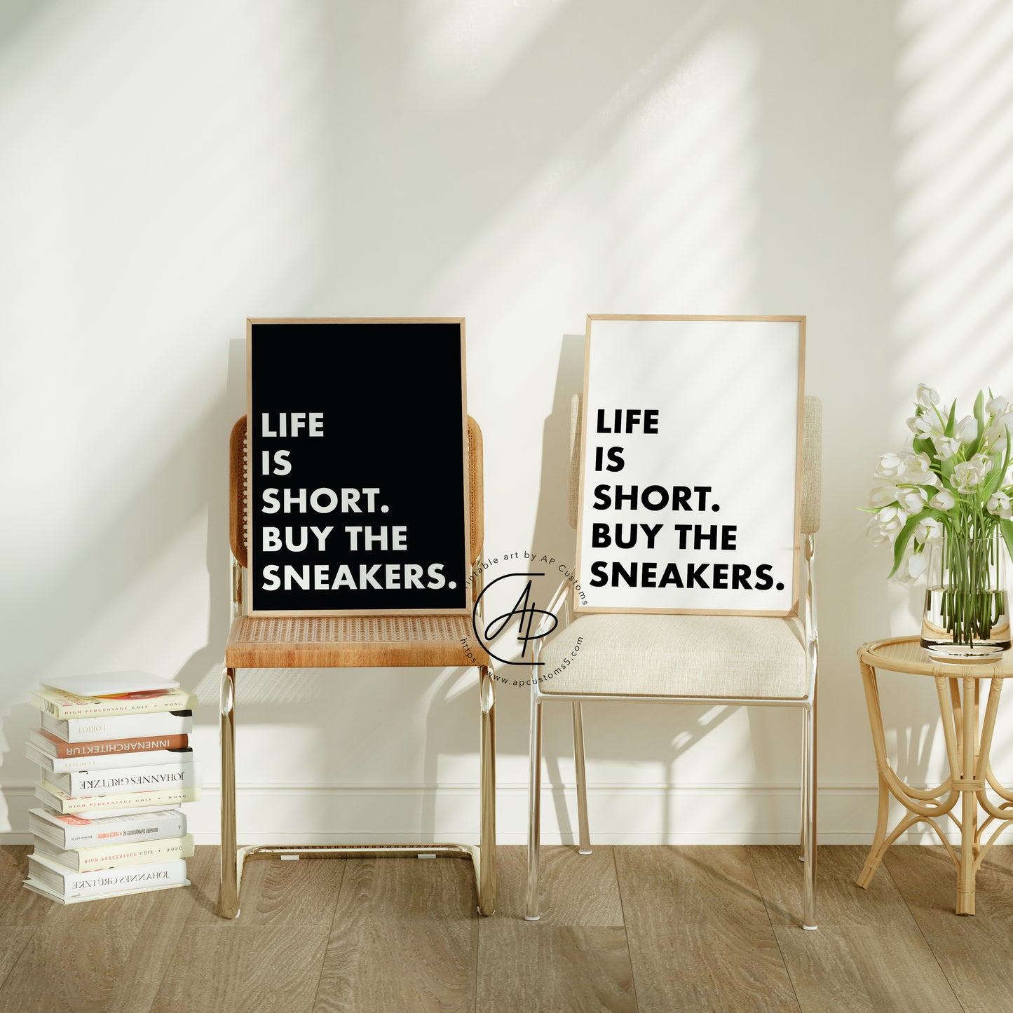 Life Is Short, Buy The Sneakers | Sneaker Art | Digital Download