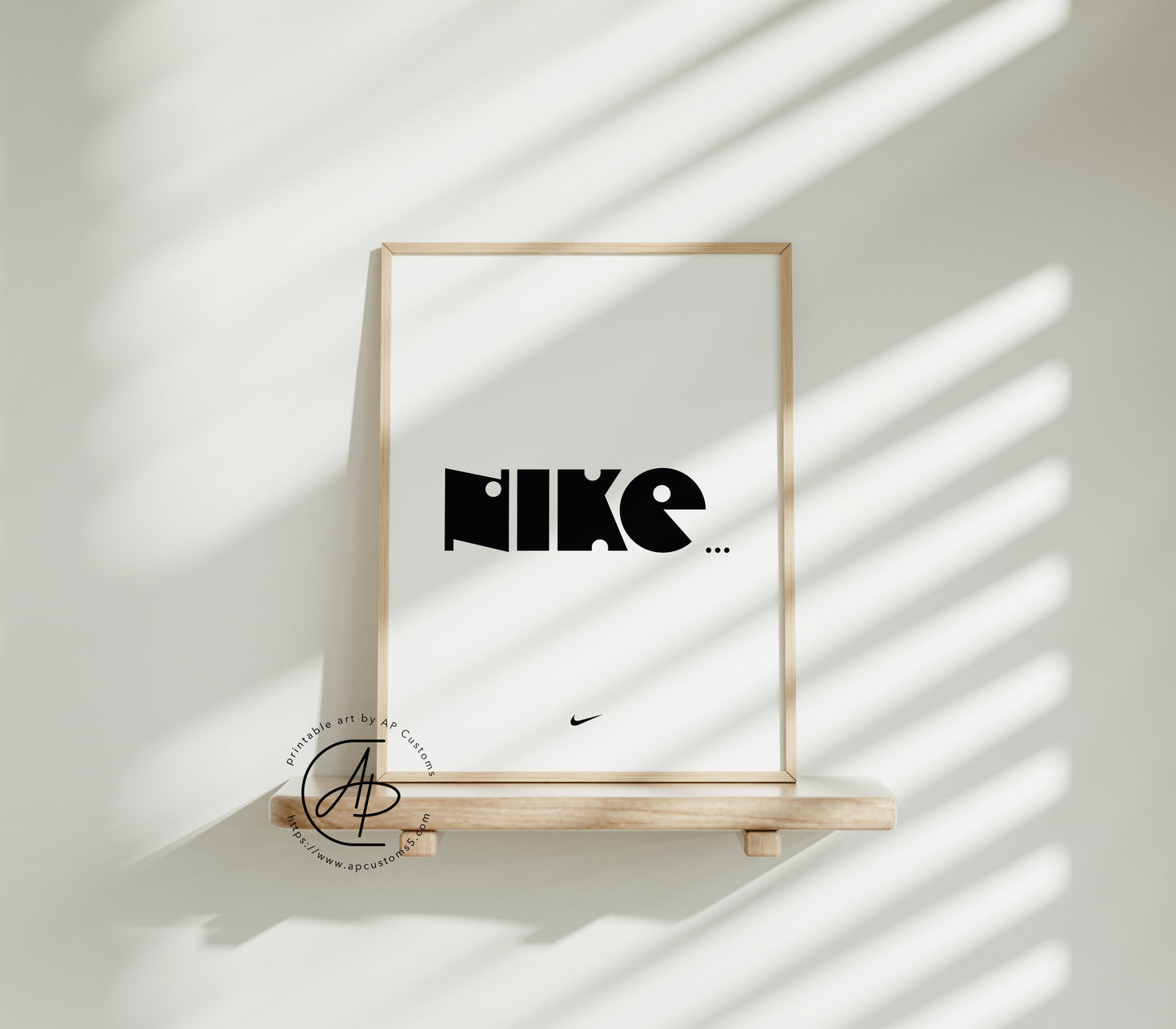 Pacman Nike Logo | Sneaker Art | Digital Download