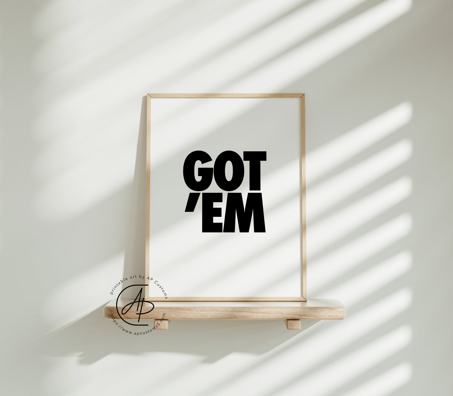 Got 'Em | Sneaker Art | Digital Download