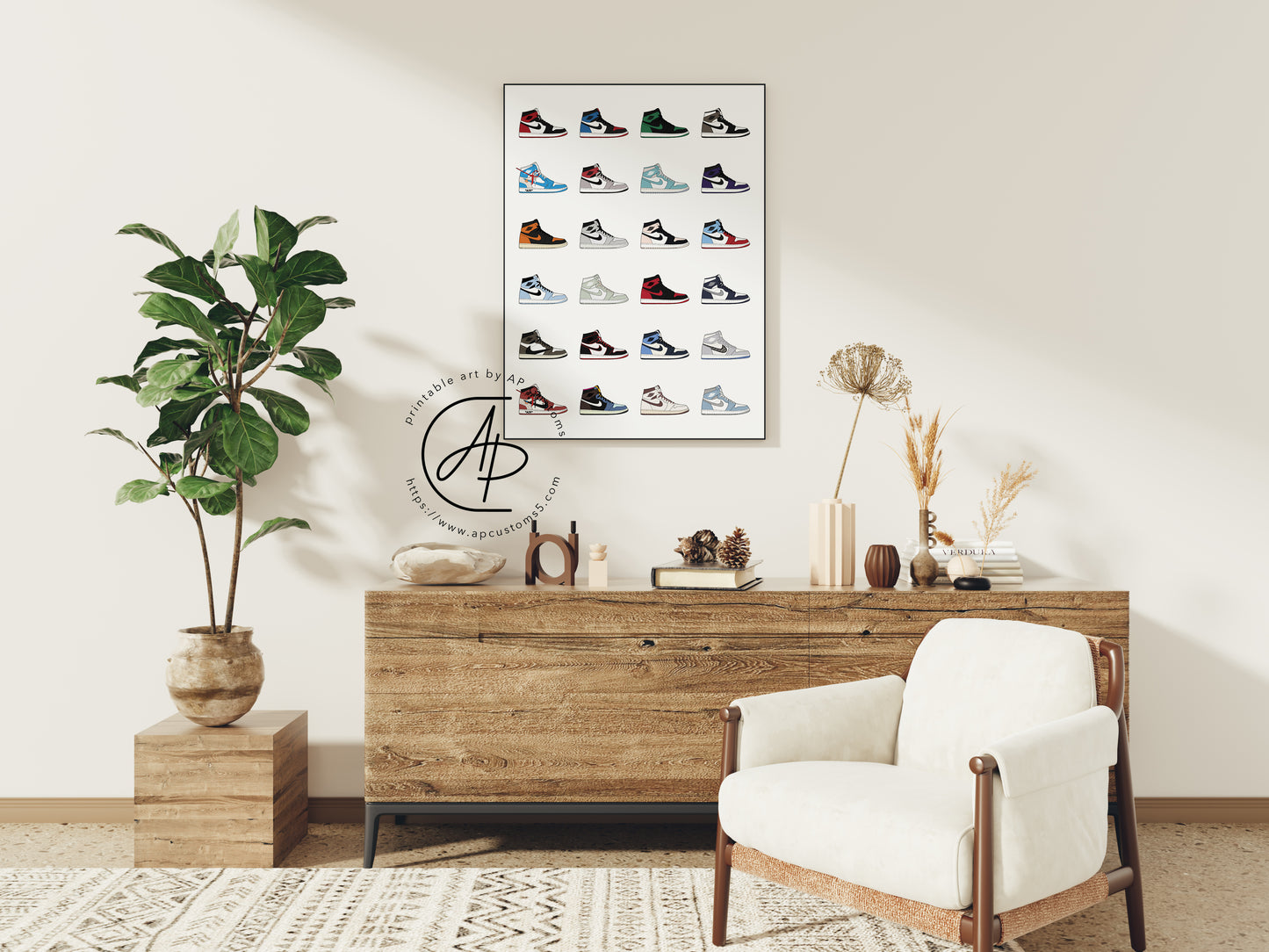 Air Jordan 1 High Collection | Sneaker Art | Digital Download