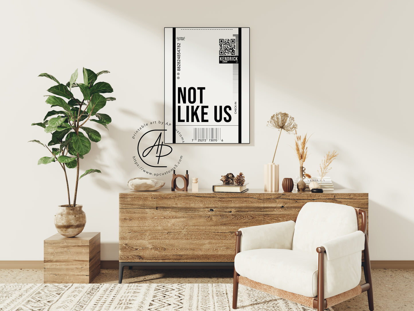 Song Ticket | Music Art | Digital Download