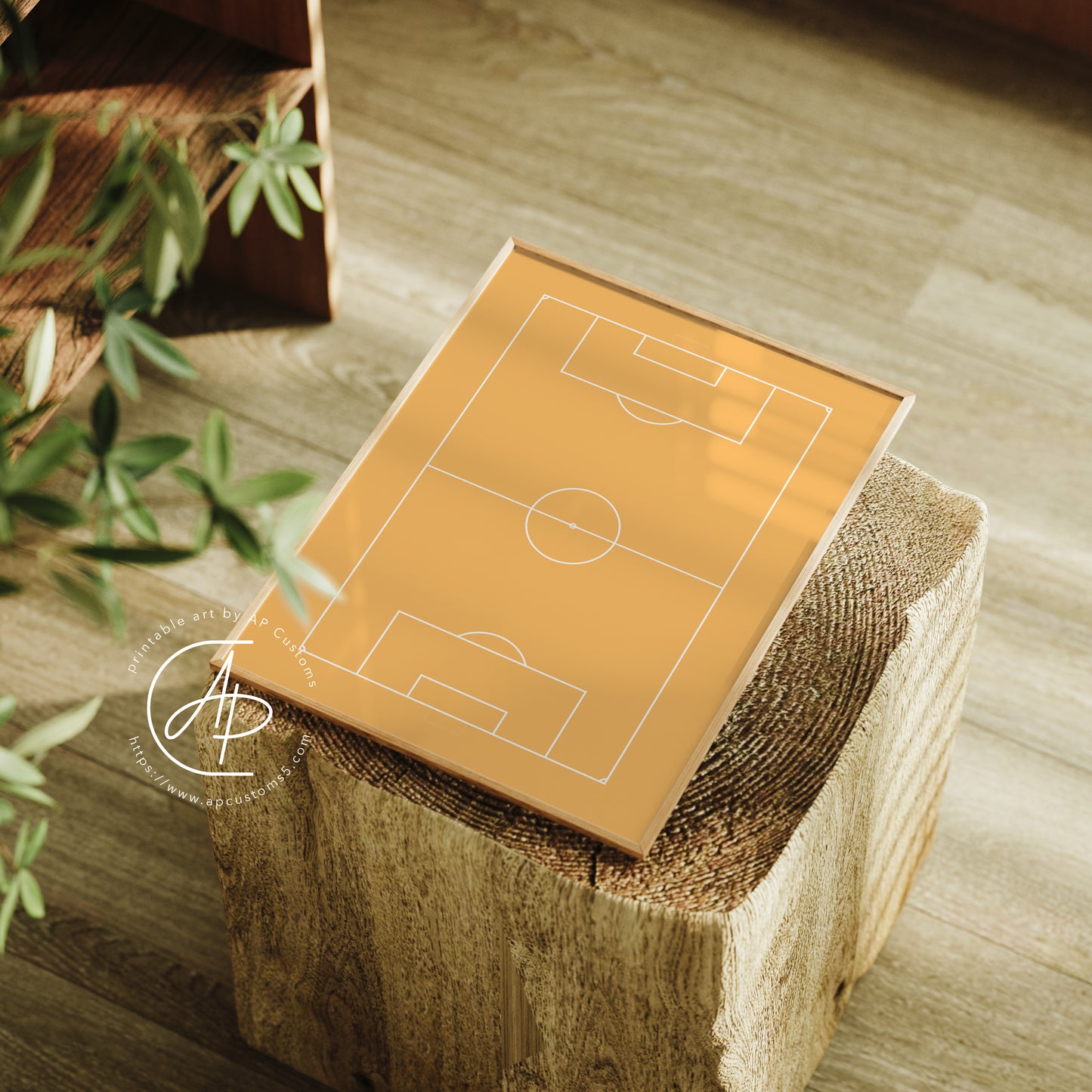 Soccer Field | Sports Print | Digital Download