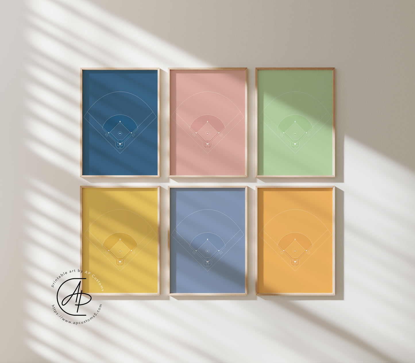 Baseball Field | Sports Print | Digital Download