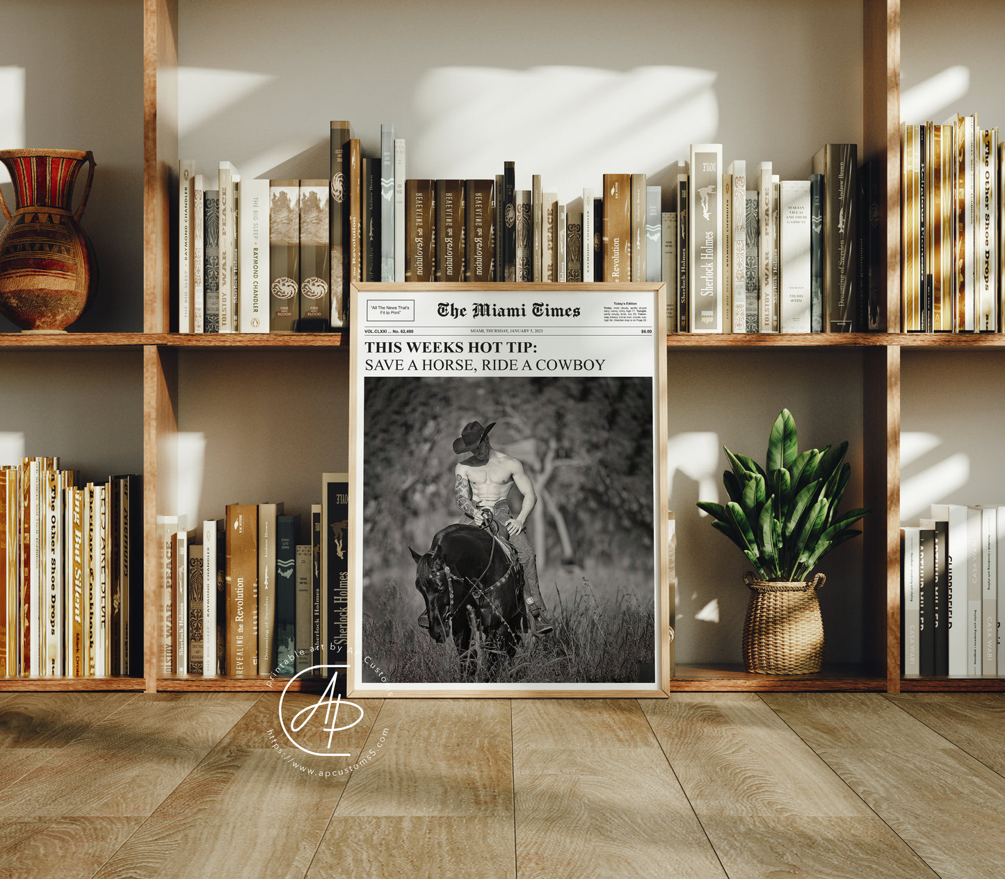 Miami Times: Save A Horse | Magazine Cover | Digital Download