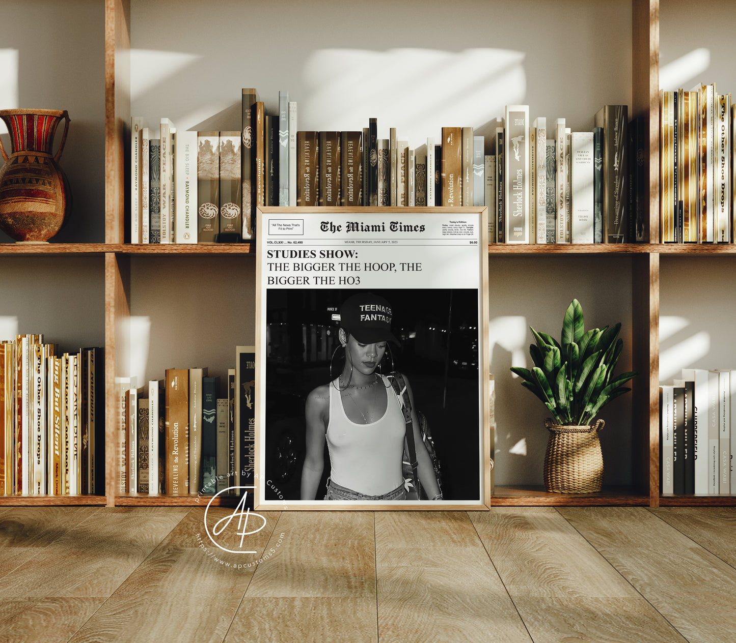 Miami Times: Bigger the Hoop | Magazine Cover | Digital Download
