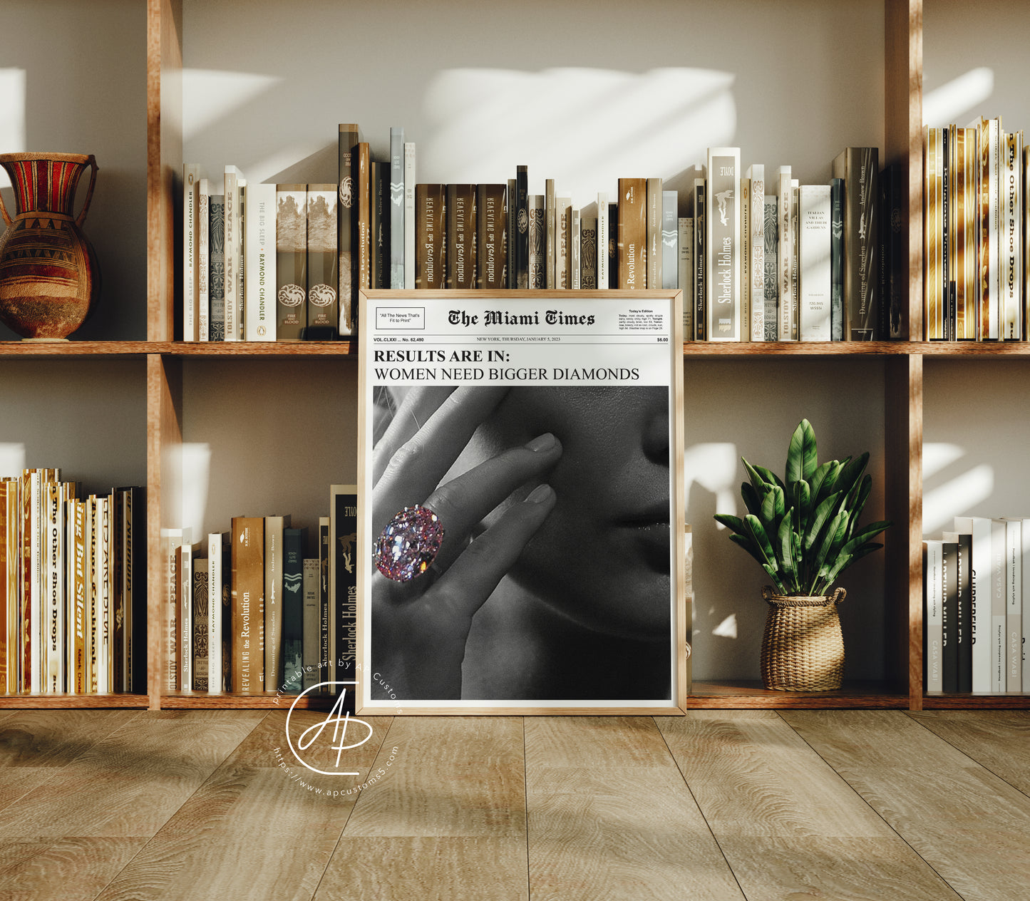 Miami Times: Women Need Bigger Diamonds | Magazine Cover | Digital Download