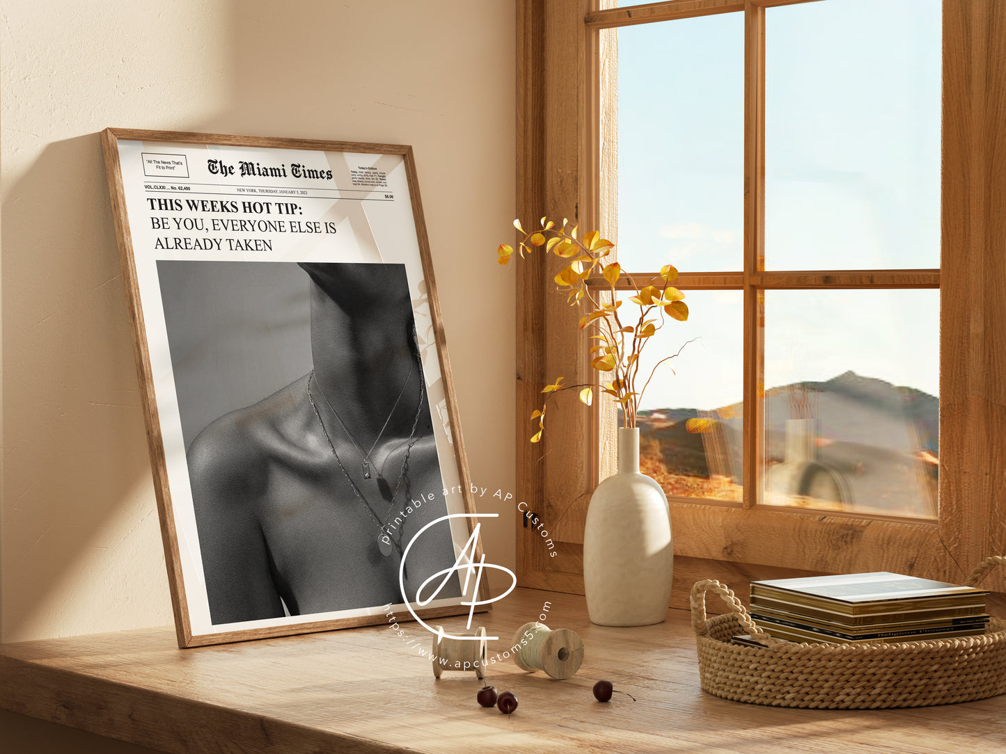 Miami Times: Be YOU | Magazine Cover | Digital Download