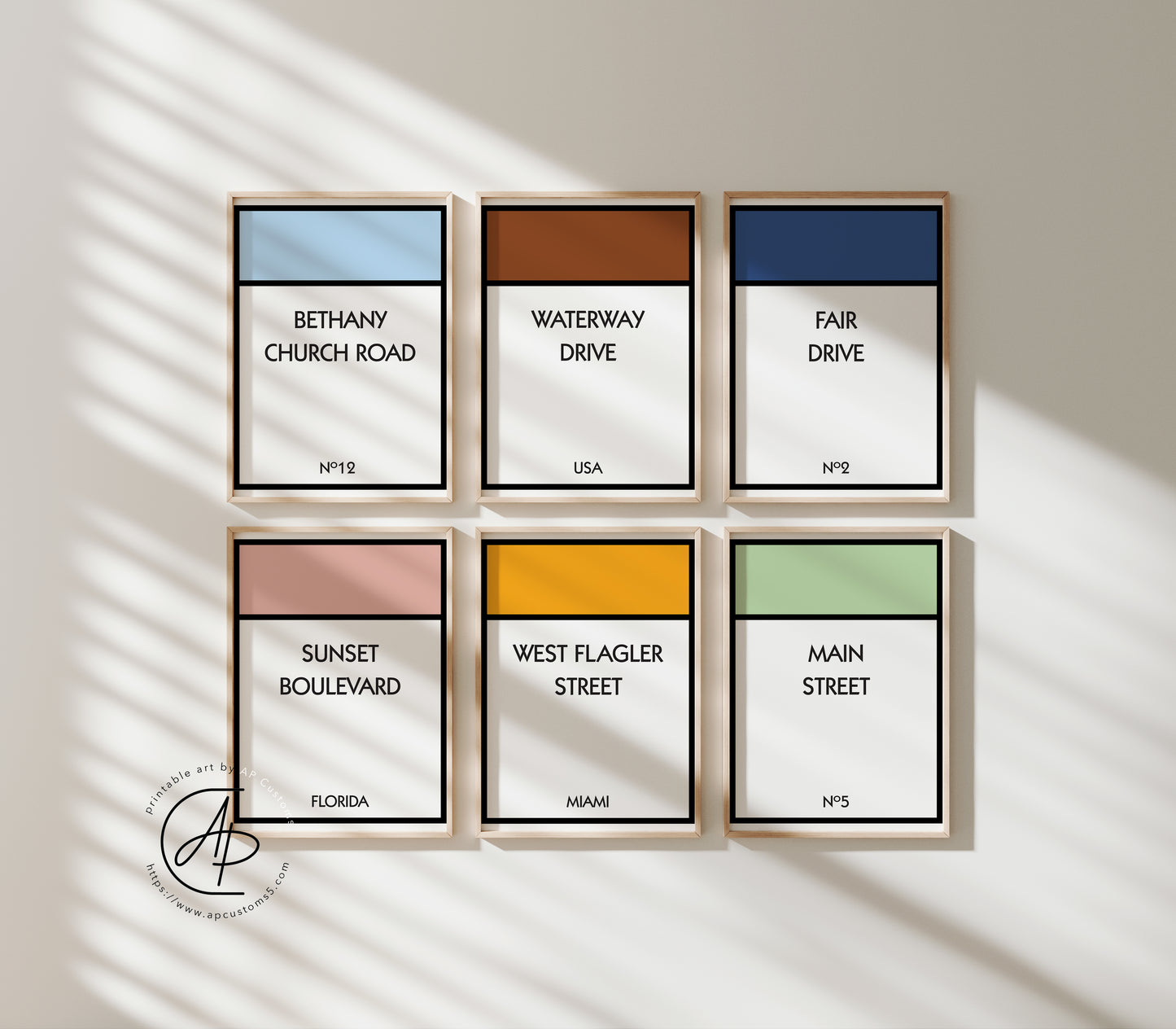 Monopoly Street | Destination Art | Digital Download