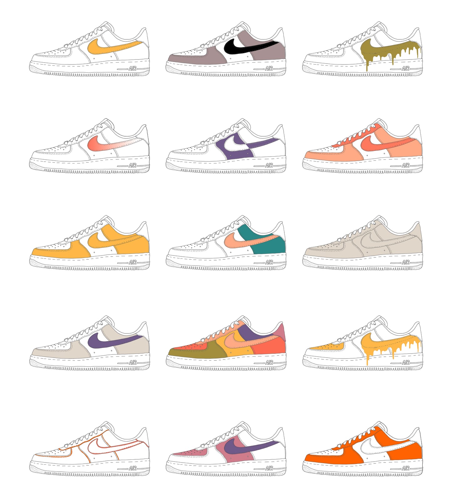 Color Your Own Air Force 1