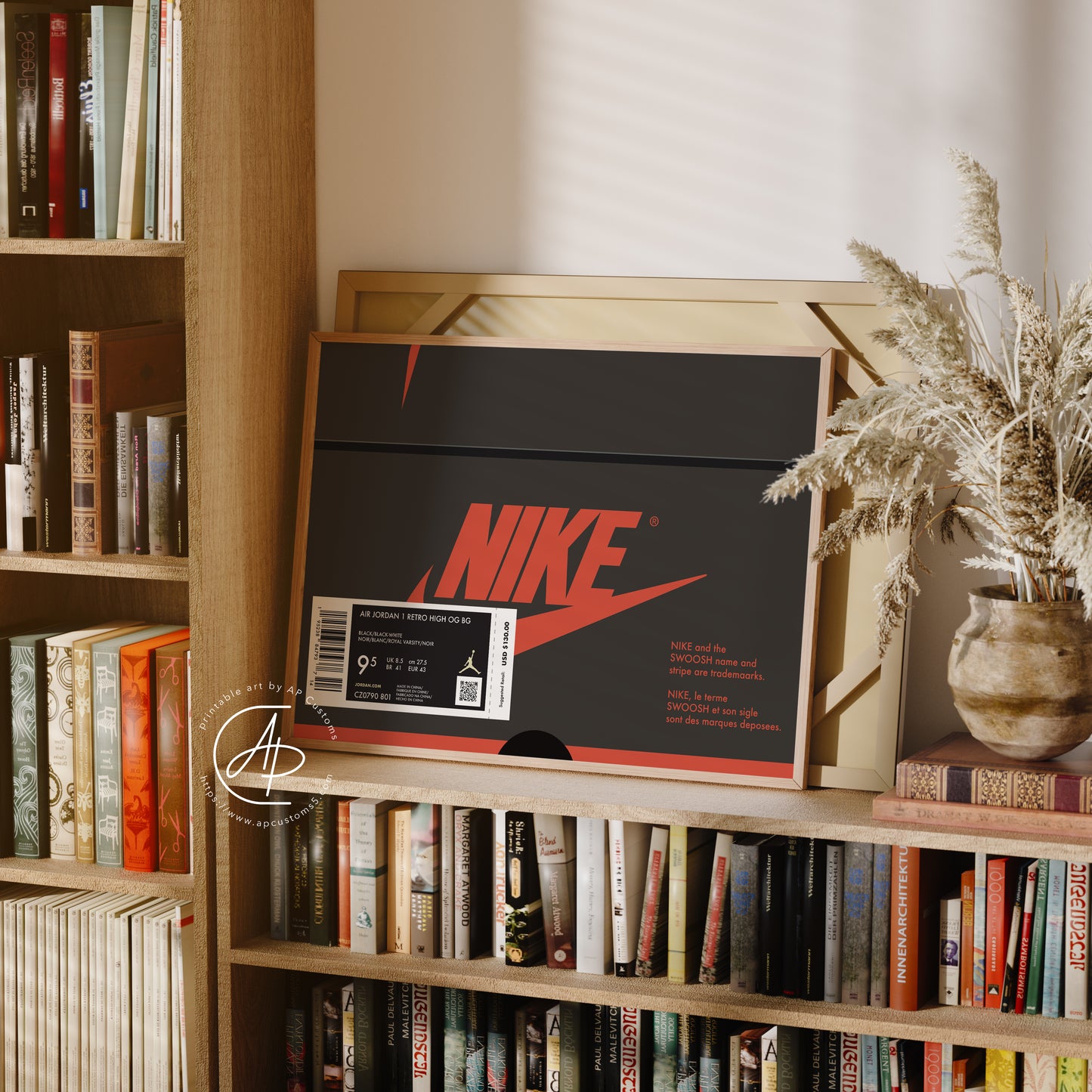 Jordan 1 Retro Top 3 Shoe Box | Sneaker Art | Digital Download