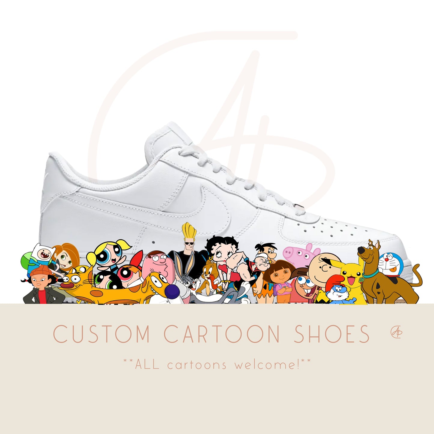 Cartoon Character Custom Air Force 1