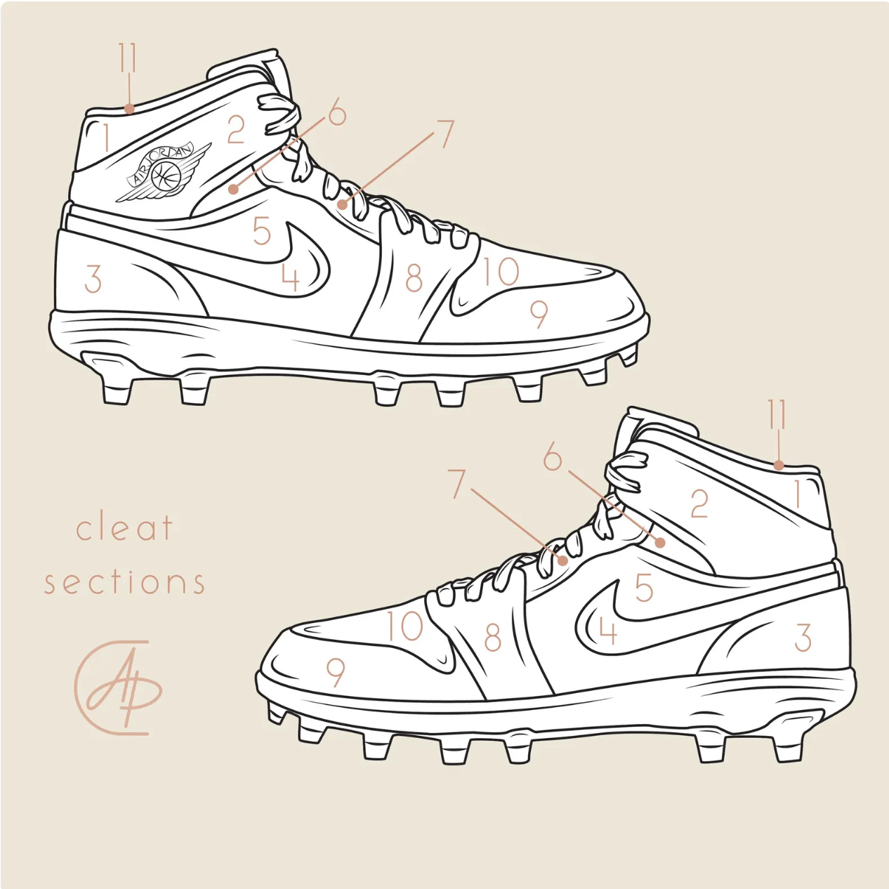 Color Your Own Jordan Cleats! | Popular Jordan Colorways to Cleats