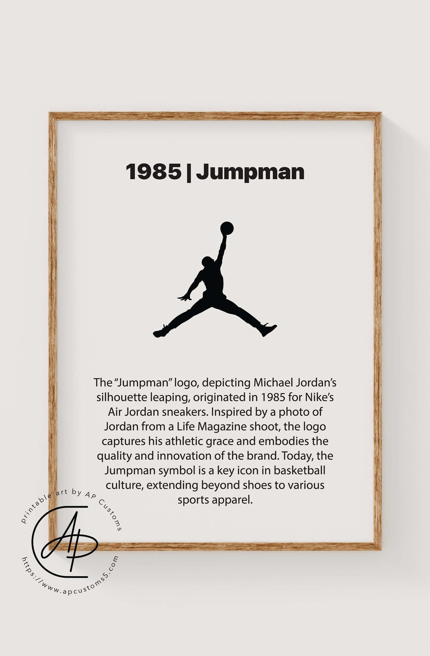 Set of 3: Jumpman, Swoosh, Jordan Wings| Sneaker Art | Digital Download