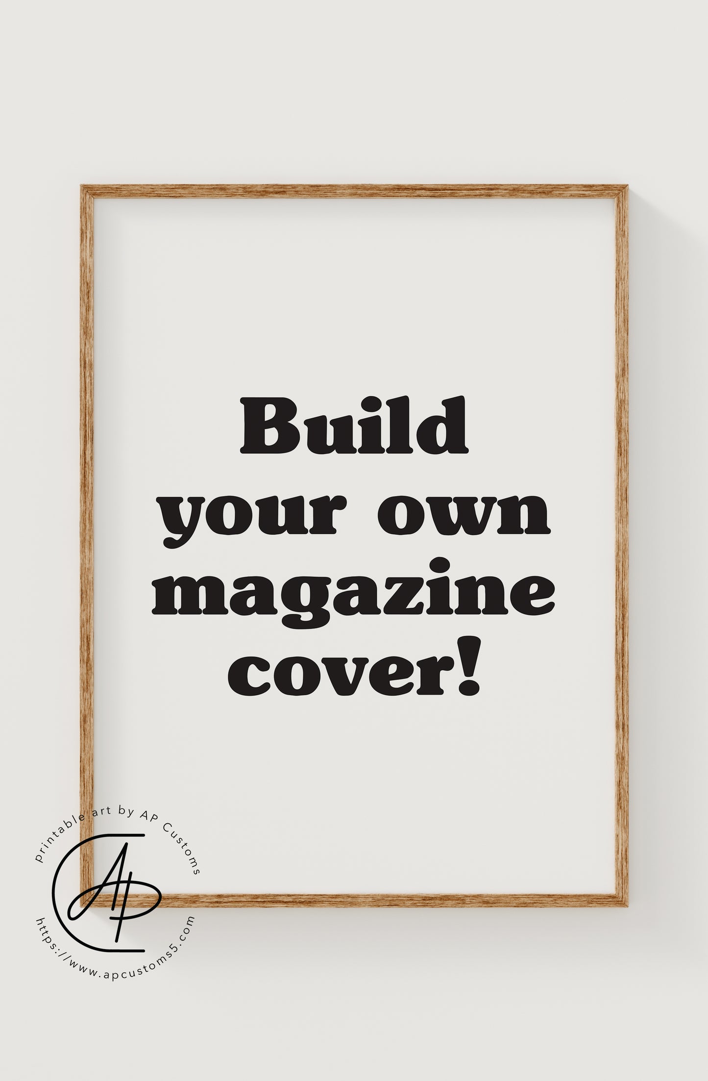 Custom Magazine Cover | Digital Download