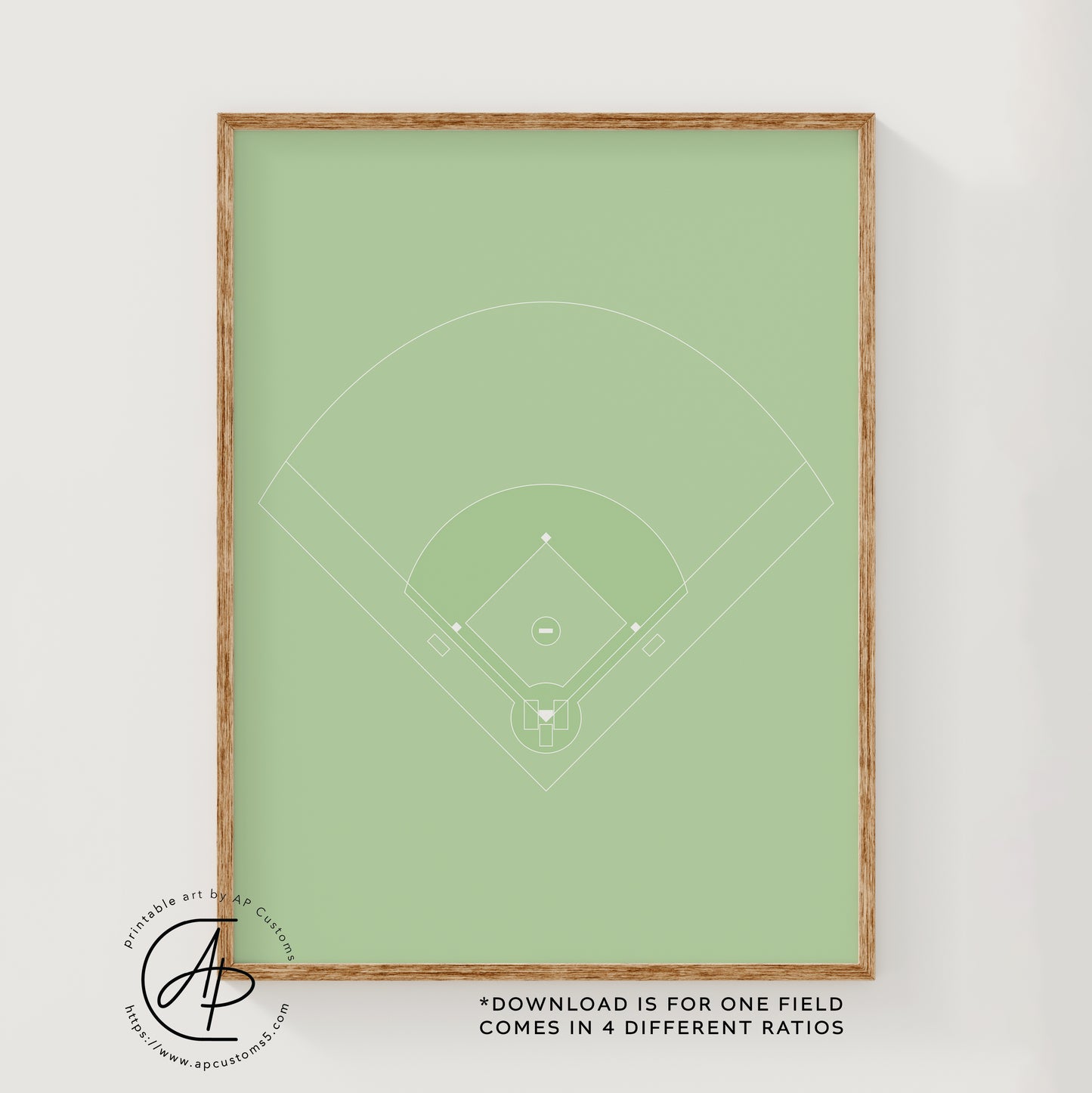 Baseball Field | Sports Print | Digital Download