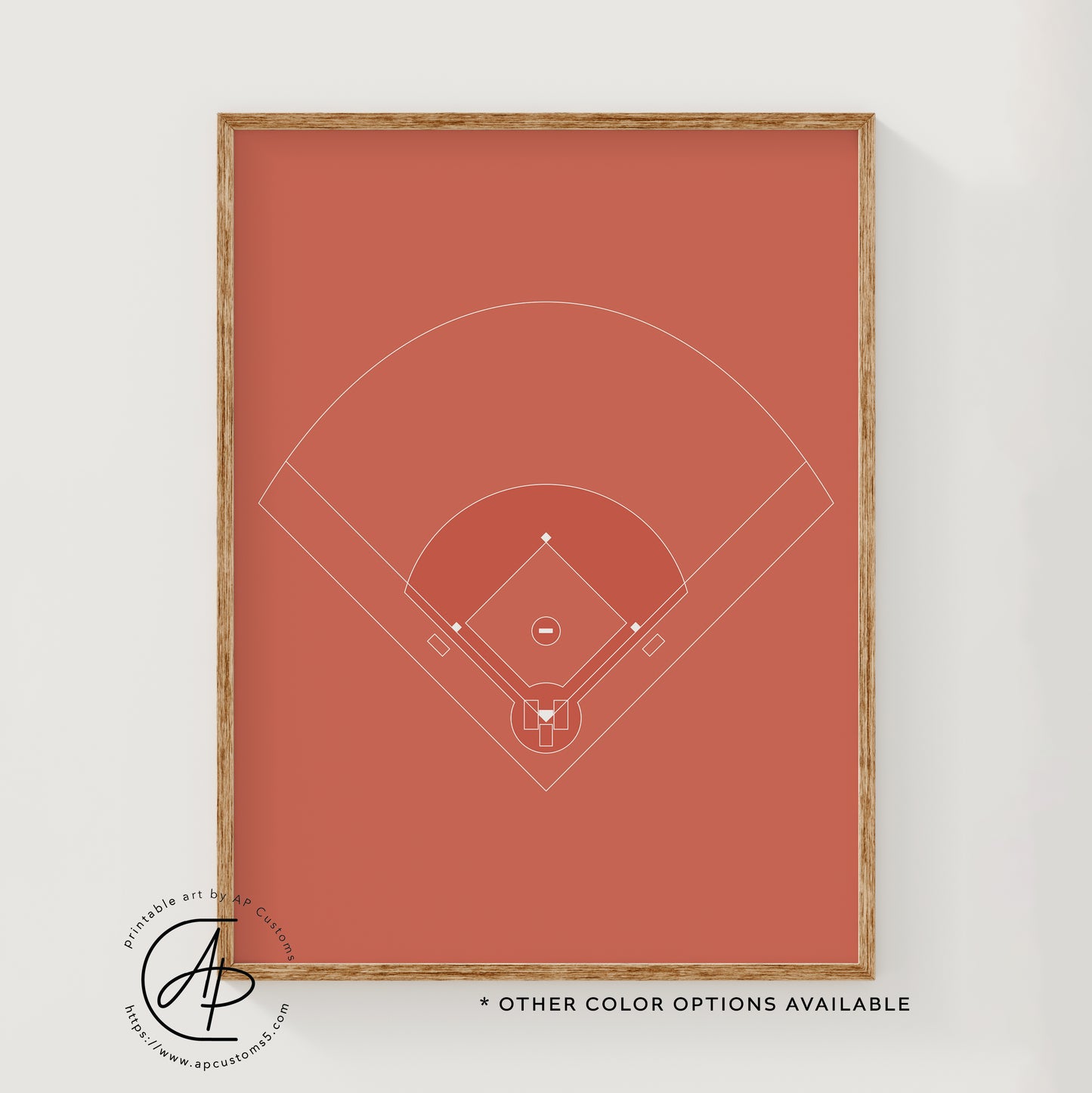 Baseball Field | Sports Print | Digital Download