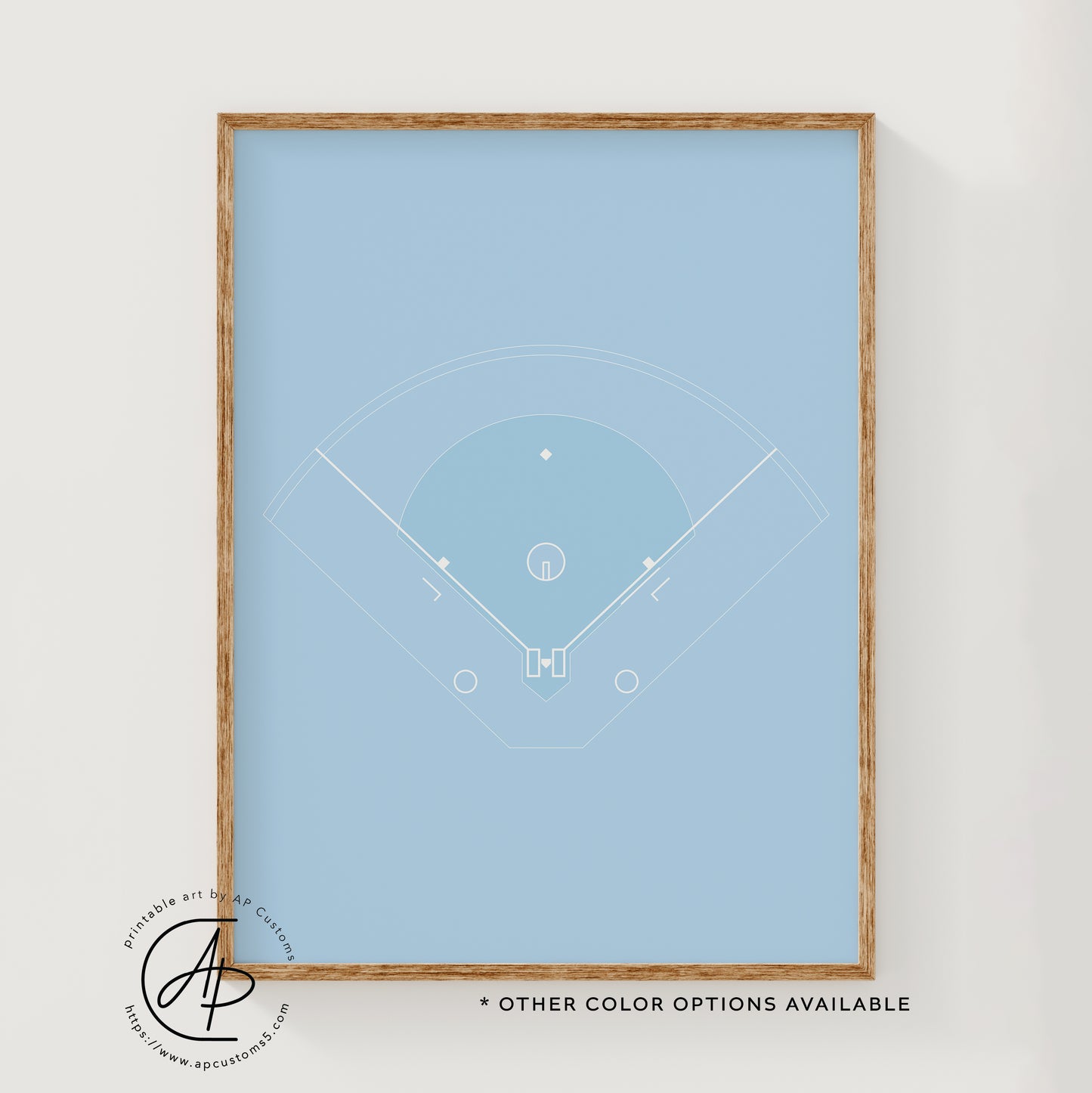 Softball Field | Sports Print | Digital Download