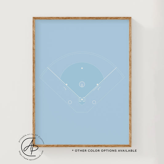 Softball Field | Sports Print | Digital Download