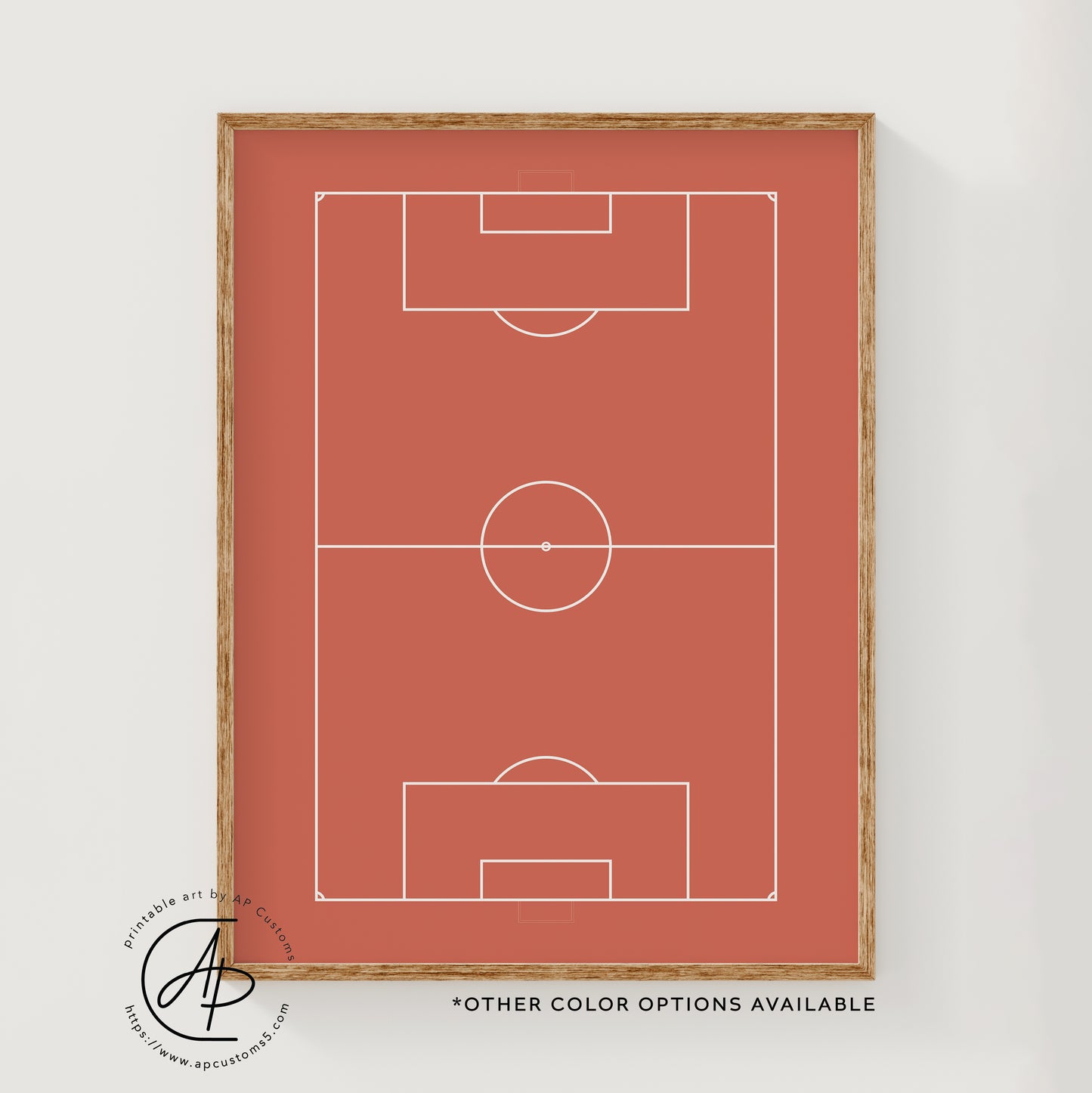 Soccer Field | Sports Print | Digital Download