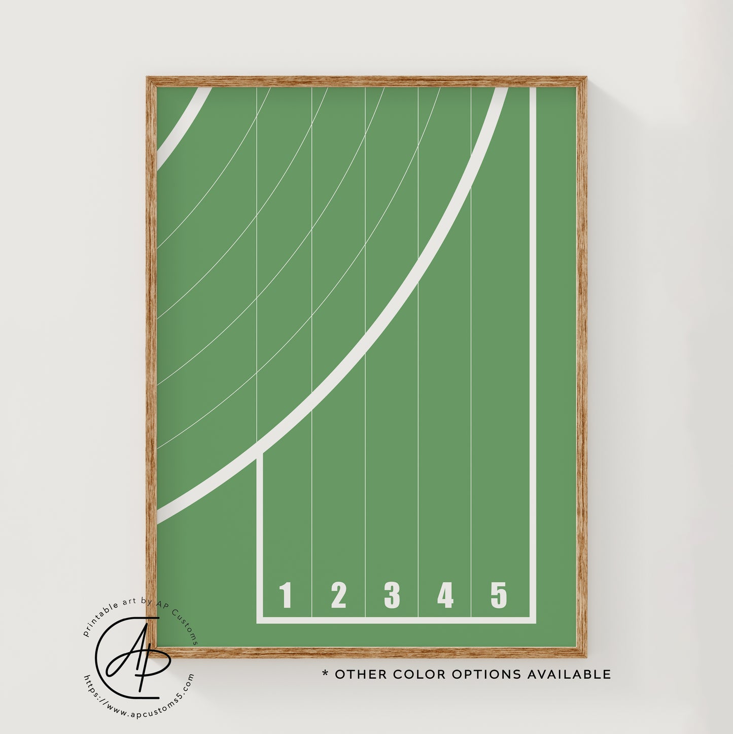 Track Start | Sports Print | Digital Download