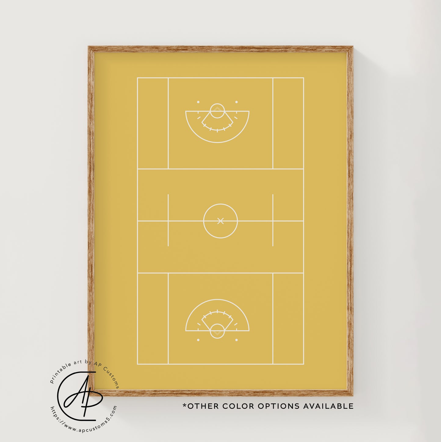 Lacrosse Field | Sports Print | Digital Download