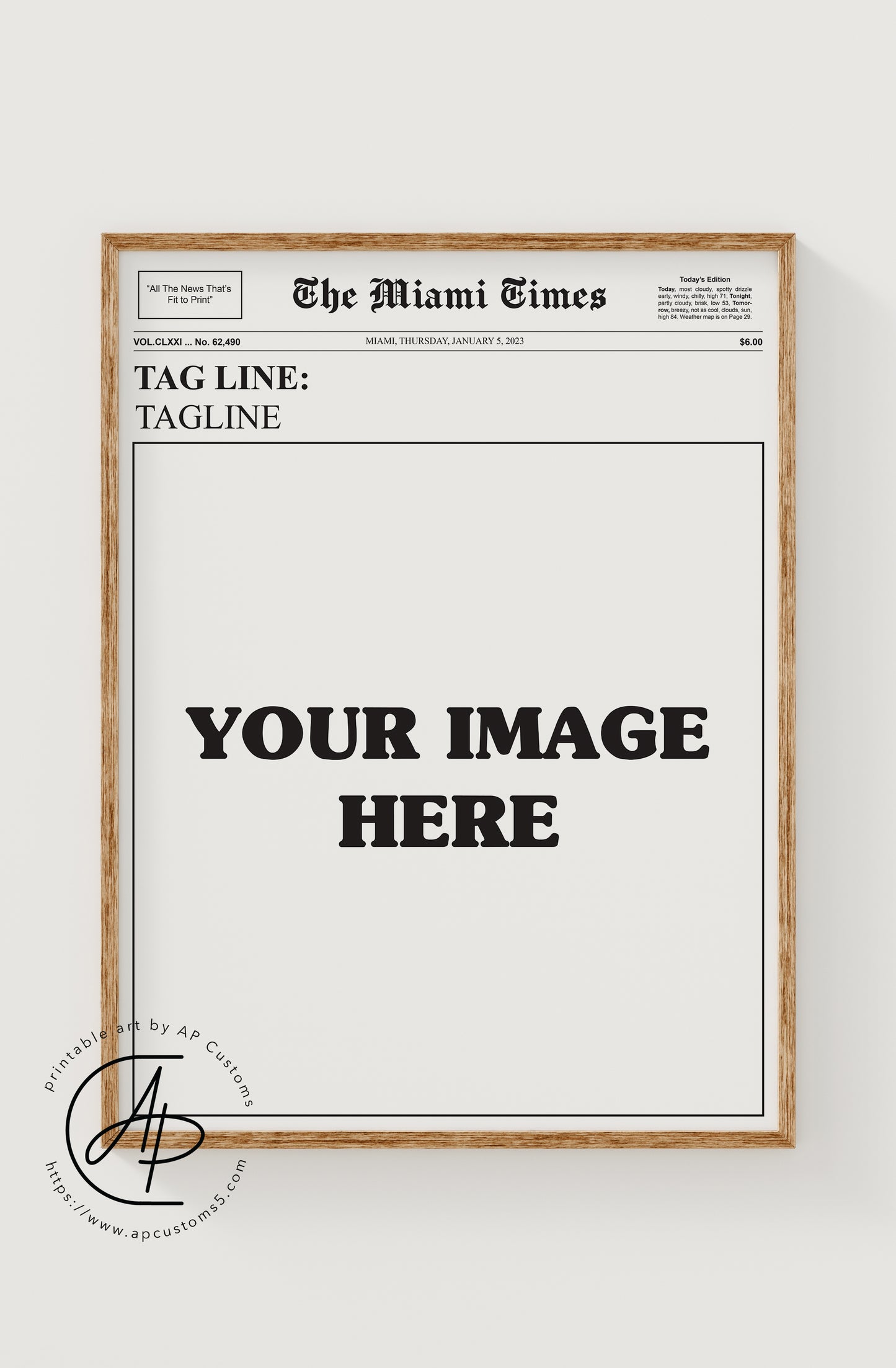 Custom Magazine Cover | Digital Download