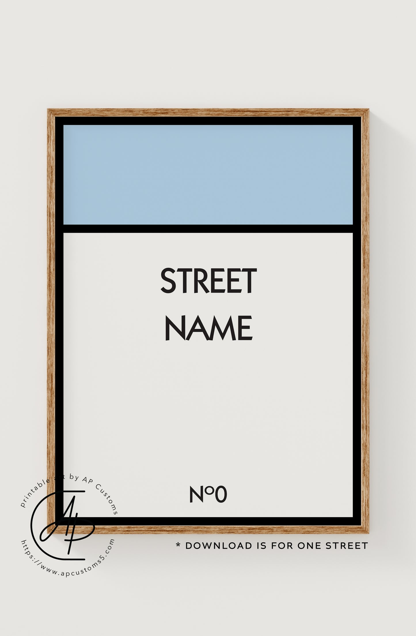 Monopoly Street | Destination Art | Digital Download
