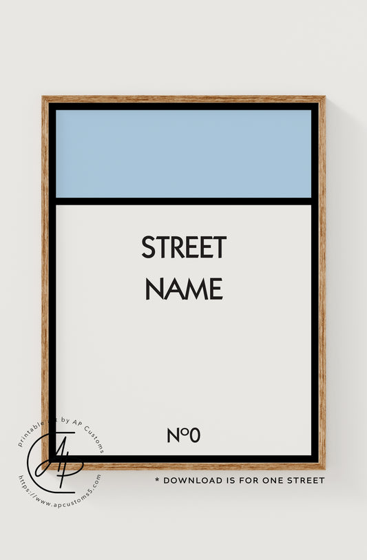 Monopoly Street | Destination Art | Digital Download