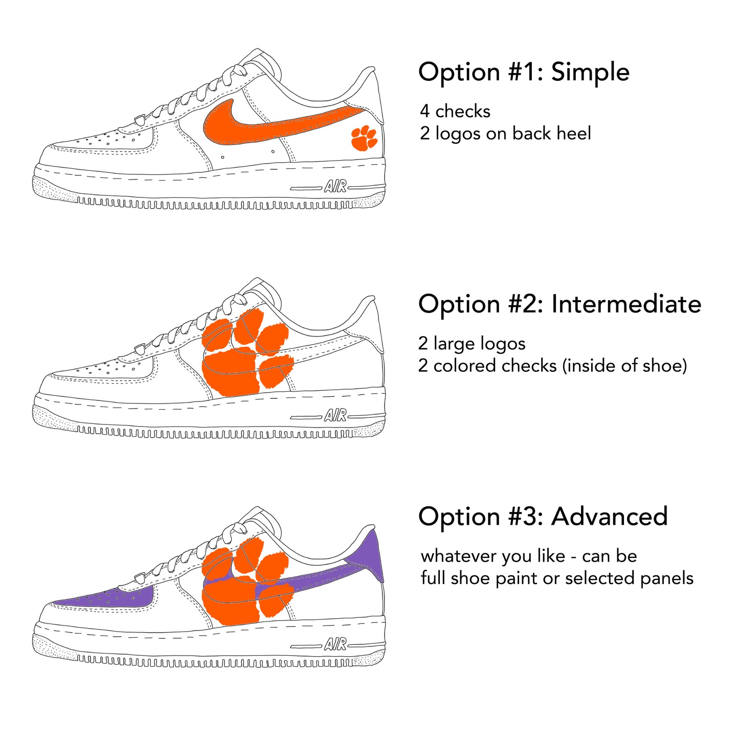 Sports Team Shoes | Custom AF1
