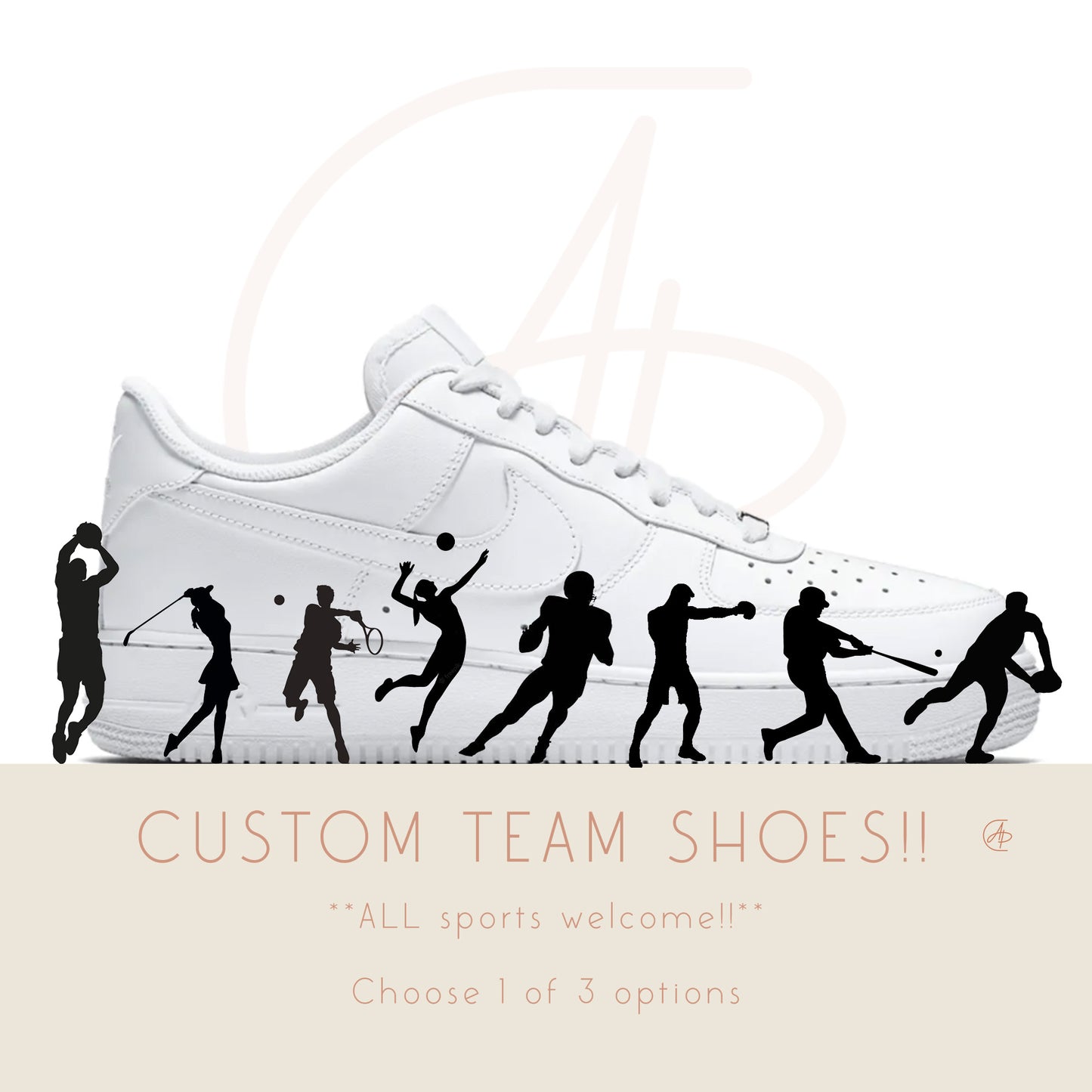 Sports Team Shoes | Custom AF1
