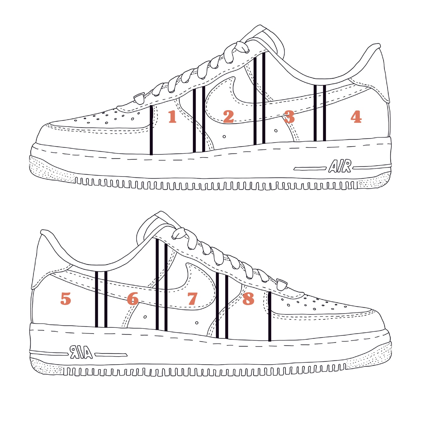 Cartoon Character Custom Air Force 1