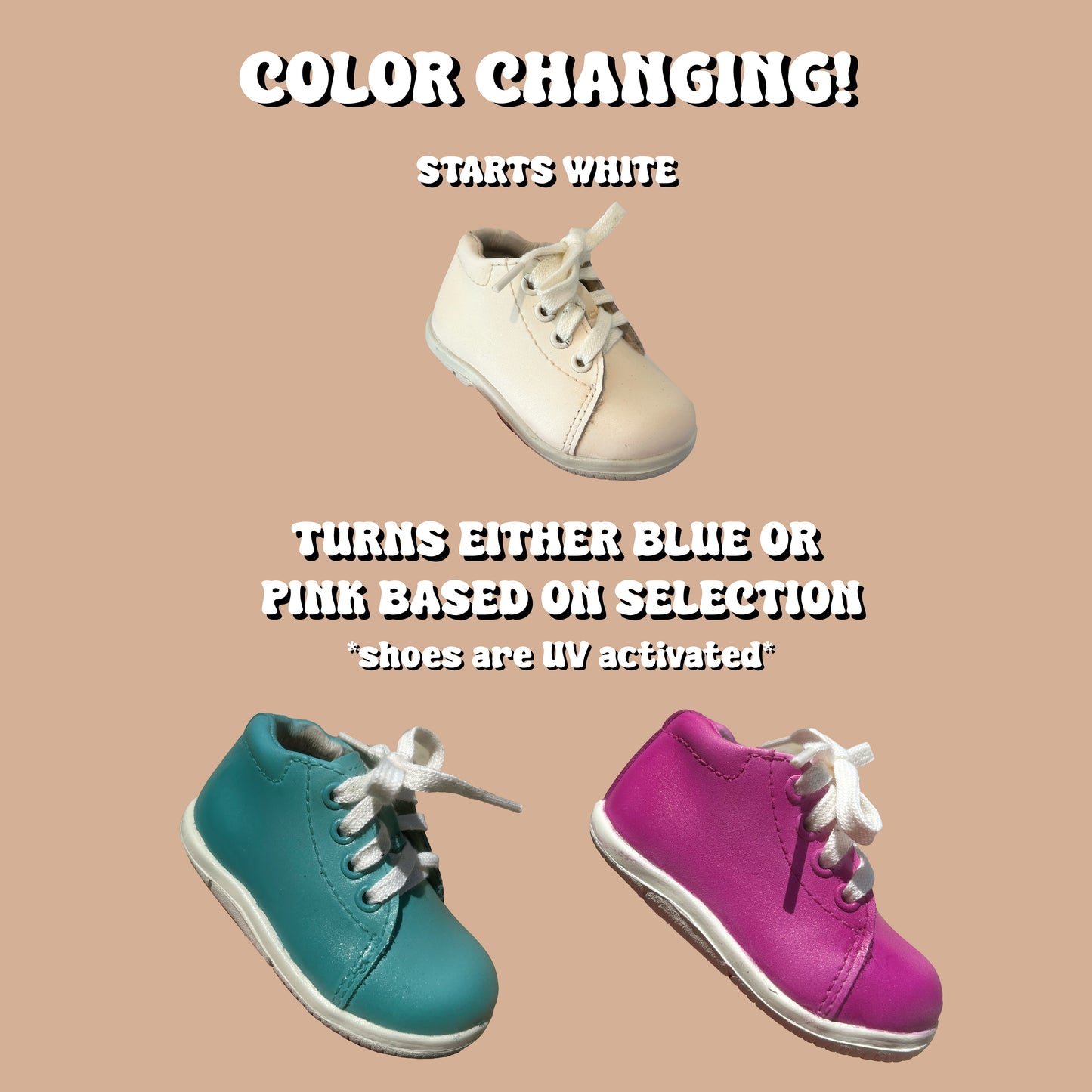 Gender Reveal Baby Shoes - Boy OR Girl