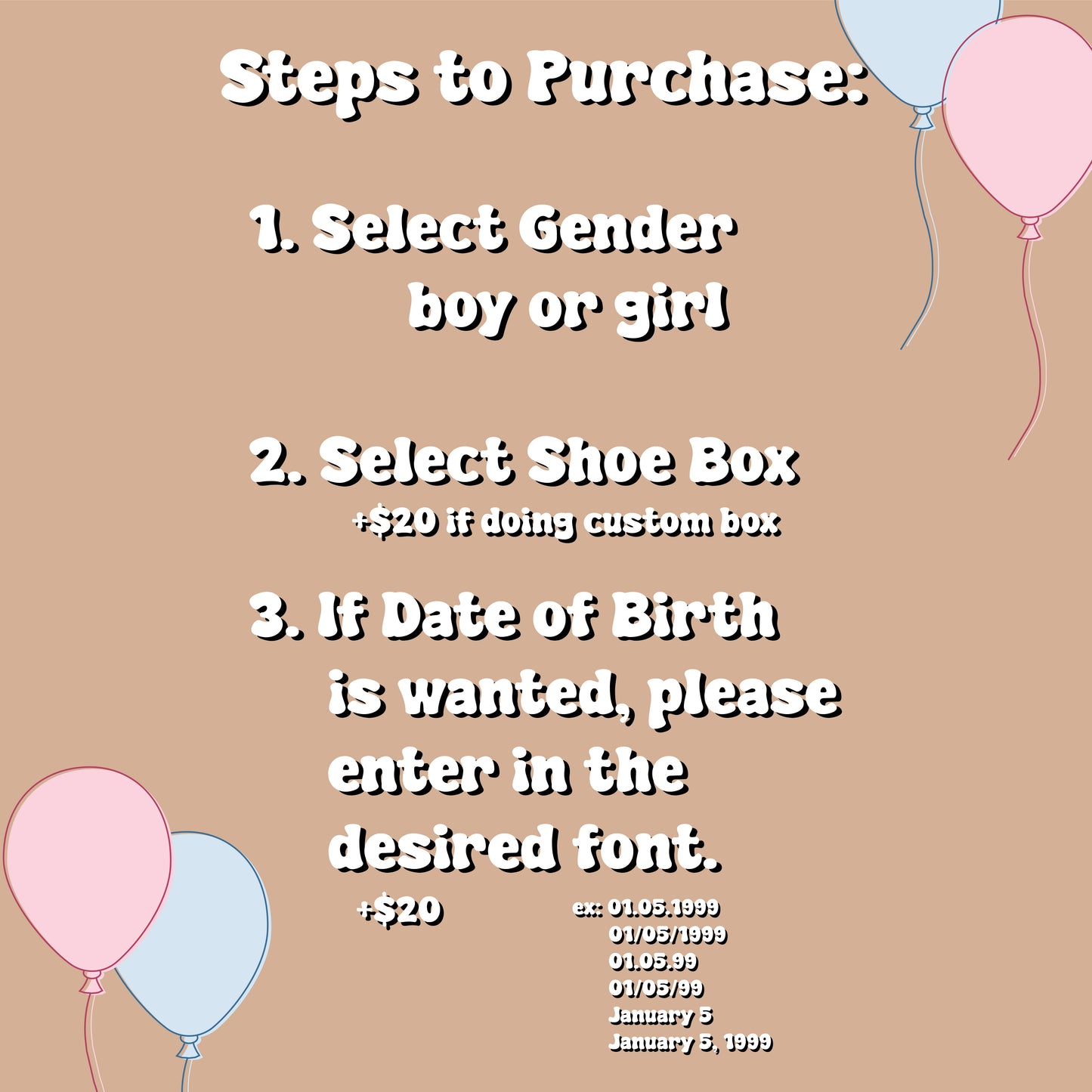 Gender Reveal Baby Shoes - Boy OR Girl
