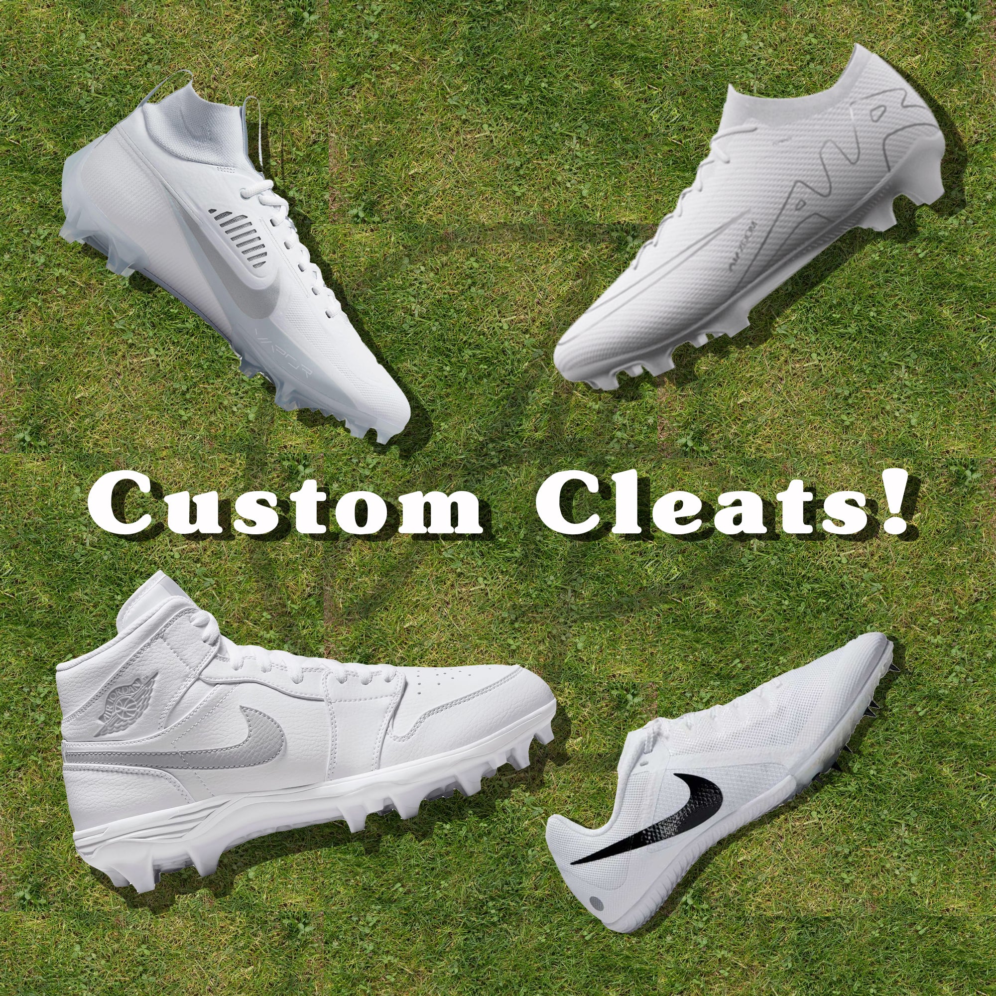 Personalized cleats best sale