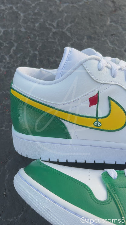 Custom Golf Masters Jordan Shoes